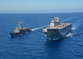 TCG GÖKÇEADA, ESPS JUAN CARLOS – I ile Denizde Akaryakıt İkmali Gerçekleştirdi