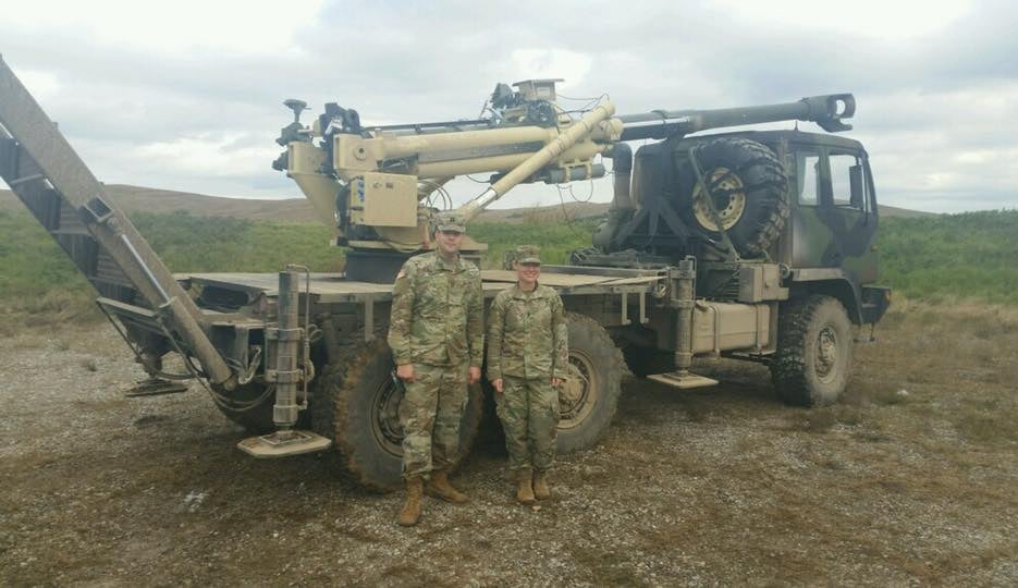 ABD Ordusu Kamyona Monteli 155mm obüs deniyor