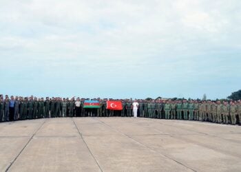 TurAz Kartalı-2019 tatbikatına katılacak TSK personeli Azerbaycan’a ulaştı