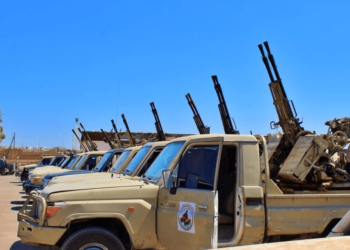 UMH güçlerine ait konvoy Trablus’tan Sirte-Cufra hattına gitmeye hazırlanıyor