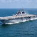 ABD Donanması’nın amfibi hücum gemisi USS Tripoli filoya katıldı