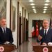 Hulusi Akar ve İtalyan mevkidaşı Lorenzo Guerini heyetler arası görüşme gerçekleştirdi
