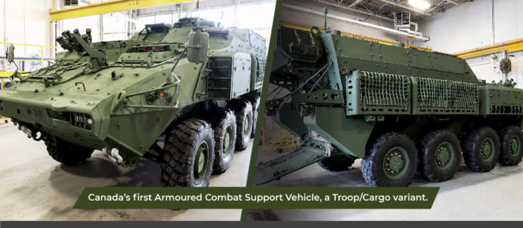 Kanada Ordusu yeni zırhlı muharebe destek aracını tanıttı