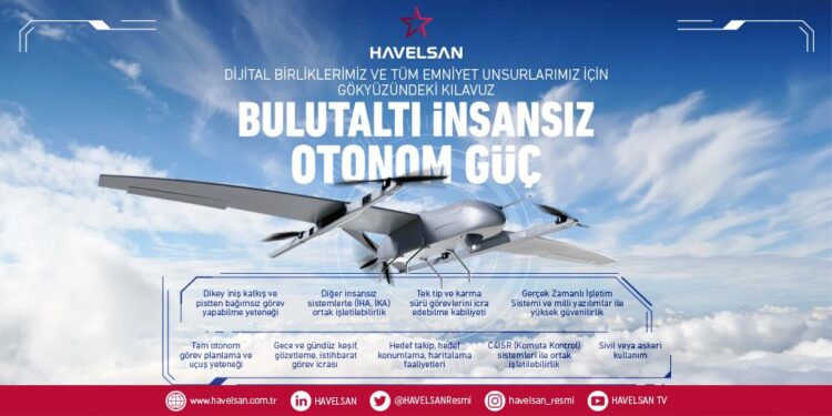 HAVELSAN Bulutaltı Otonom İnsansız Hava Aracı’nın özelliklerini paylaştı