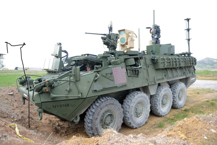 Lazer Silahlı 8x8 Stryker - ABD
