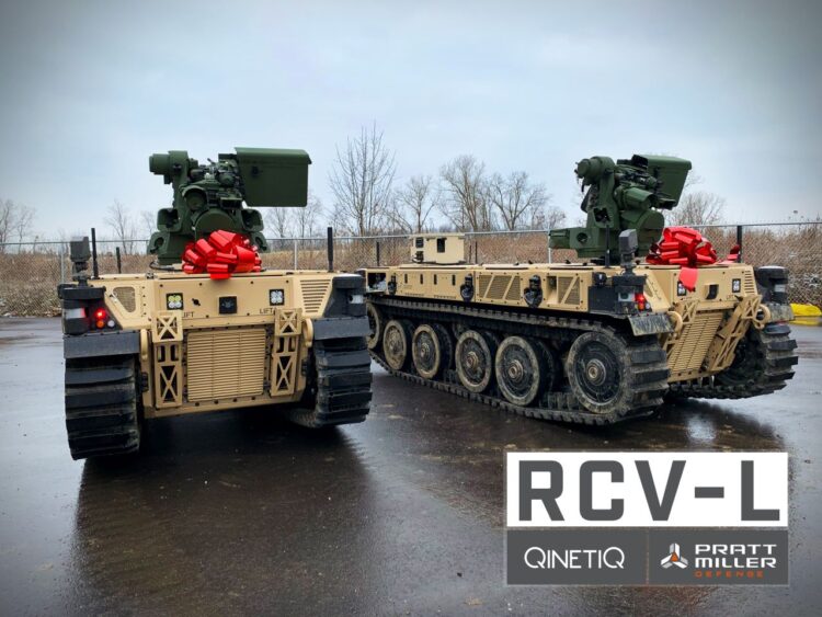 ABD ordusuna 3’üncü ve 4’üncü RCV-L robotik muharebe aracı teslim edildi
