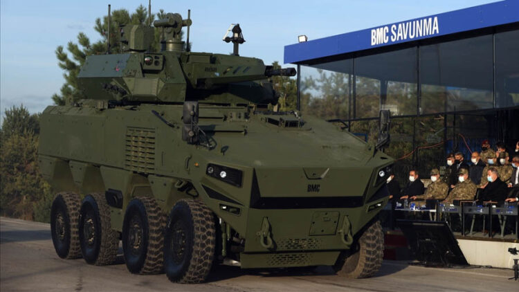 BMC’nin yeni 8×8 zırhlı muharebe aracı göz önüne çıktı