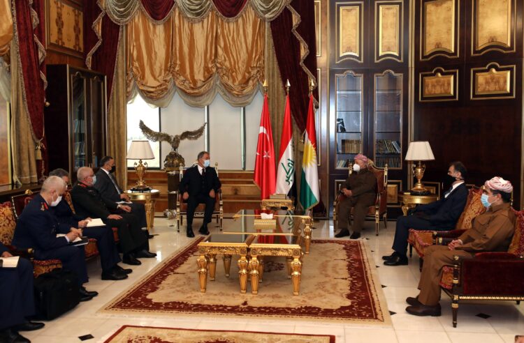 Millî Savunma Bakanı Hulusi Akar ve Genelkurmay Başkanı Org. Yaşar Güler, Erbil’de önemli temaslarda bulundu