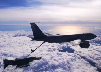 Türk Silahlı Kuvvetleri tarafından Doğu Akdeniz’de eğitim uçuşu gerçekleştirildi