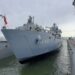 HAT-SAN tarafından inşa edilen yüzer havuz ilk görevinde TCG Bayraktar’ı havuzladı