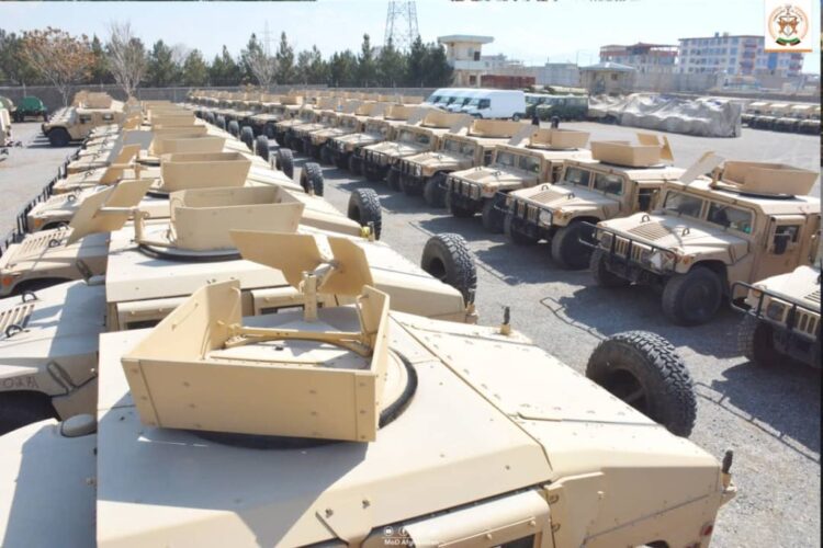 ABD, Afganistan’a 600’den fazla askeri araç hibe etti