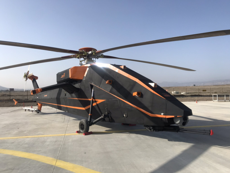 TUSAŞ’ın T-629 elektrikli ve insansız taarruz helikopteri ilk kez görüntülendi