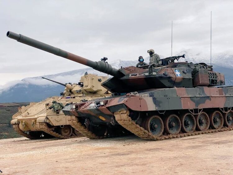 ABD ve Yunan zırhlı birliklerinden ortak tatbikat