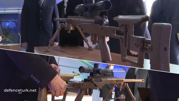MKEK’nin KN-12 multi kalibre keskin nişancı tüfeği görüntülendi