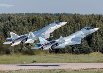 Rus Hava Kuvvetleri’nin yeni Su-57 savaş uçağı görüntülendi
