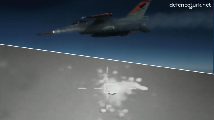 Yerli görüş içi hava-hava füzesi BOZDOĞAN, ilk atışta hedefi tam isabetle vurdu