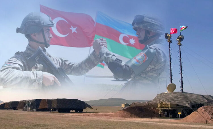 Azerbaycan ve Türk Silahlı Kuvvetleri’nin ortak muhabere tatbikatı başladı