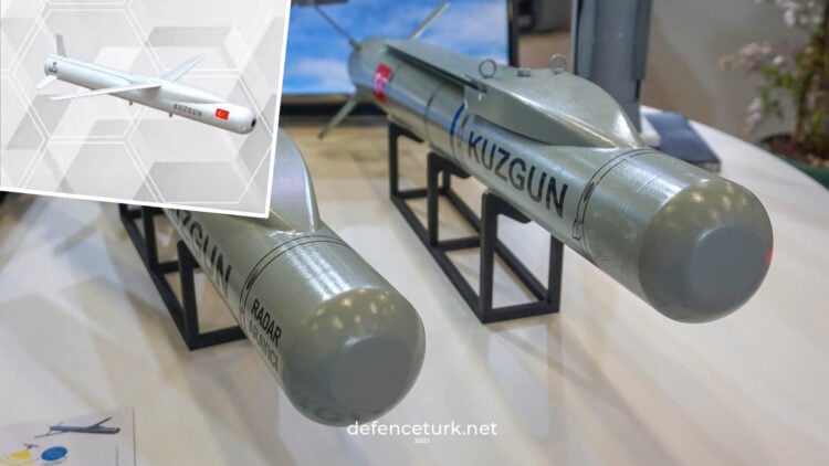 KUZGUN modern müşterek mühimmatın turbojetli versiyonu 250 kilometreyi vuracak