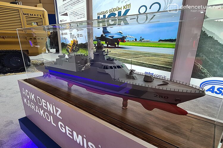 Açık Deniz Karakol Gemisi IDEF21’de sergilendi