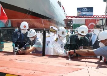 Açık Deniz Karakol Gemisi Projesi 1’inci geminin Sac Kesim Töreni gerçekleştirildi