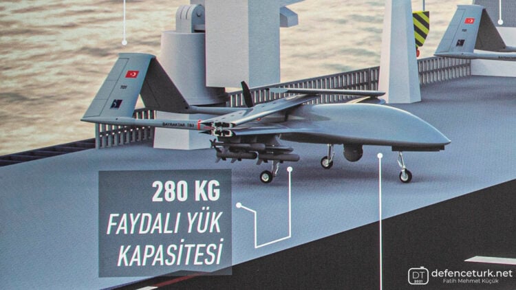 Amfibi Hücum Gemisi için tasarlanan Bayraktar TB3’ün özellikleri açıklandı