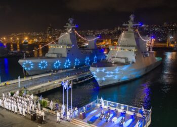 İsrail Sa’ar 6 sınıfının son gemisi Nitzachon’u teslim aldı