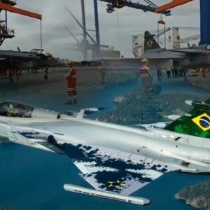 Brezilya Hava Kuvvetleri’nin ilk Gripen savaş uçağı Brezilya’ya ulaştı