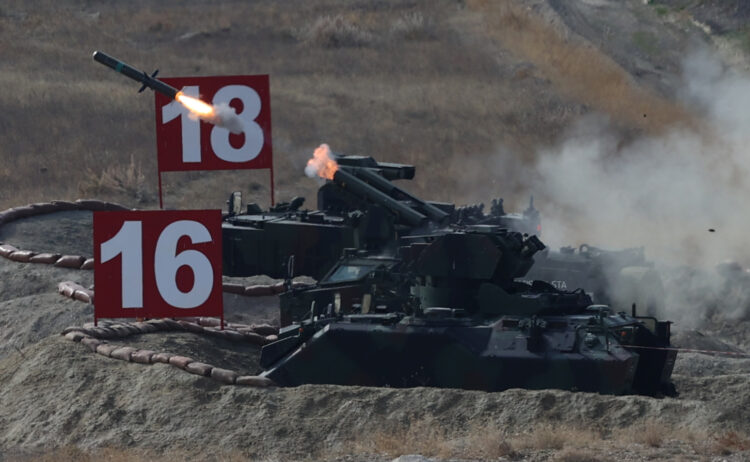 OMTAS tanksavar füzesi hedefleri başarıyla vurdu