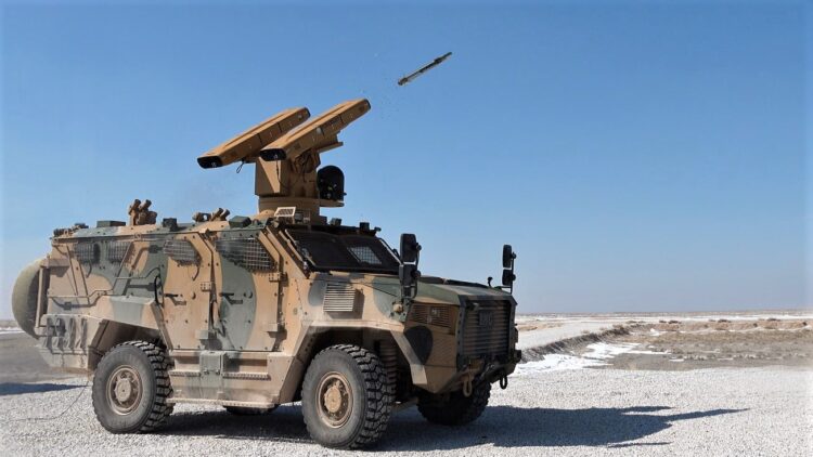 SUNGUR hava savunma füze sistemi TSK envanterine giriyor