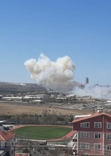 ROKETSAN Elmadağ Yakıt Atölyesinde patlama meydana geldi