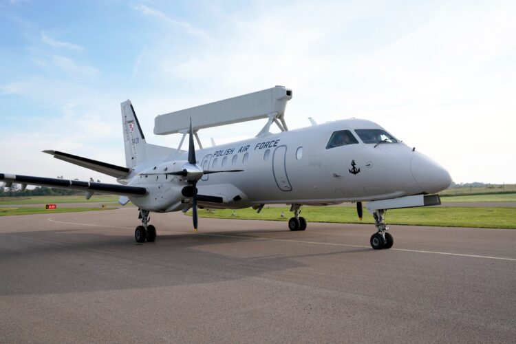 Polonya’ya sonuncu Saab 340 AEW&C uçağı teslim edildi