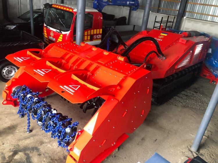 Güney Kore’den Ukrayna’ya mayın temizleme teçhizatı teslimatı