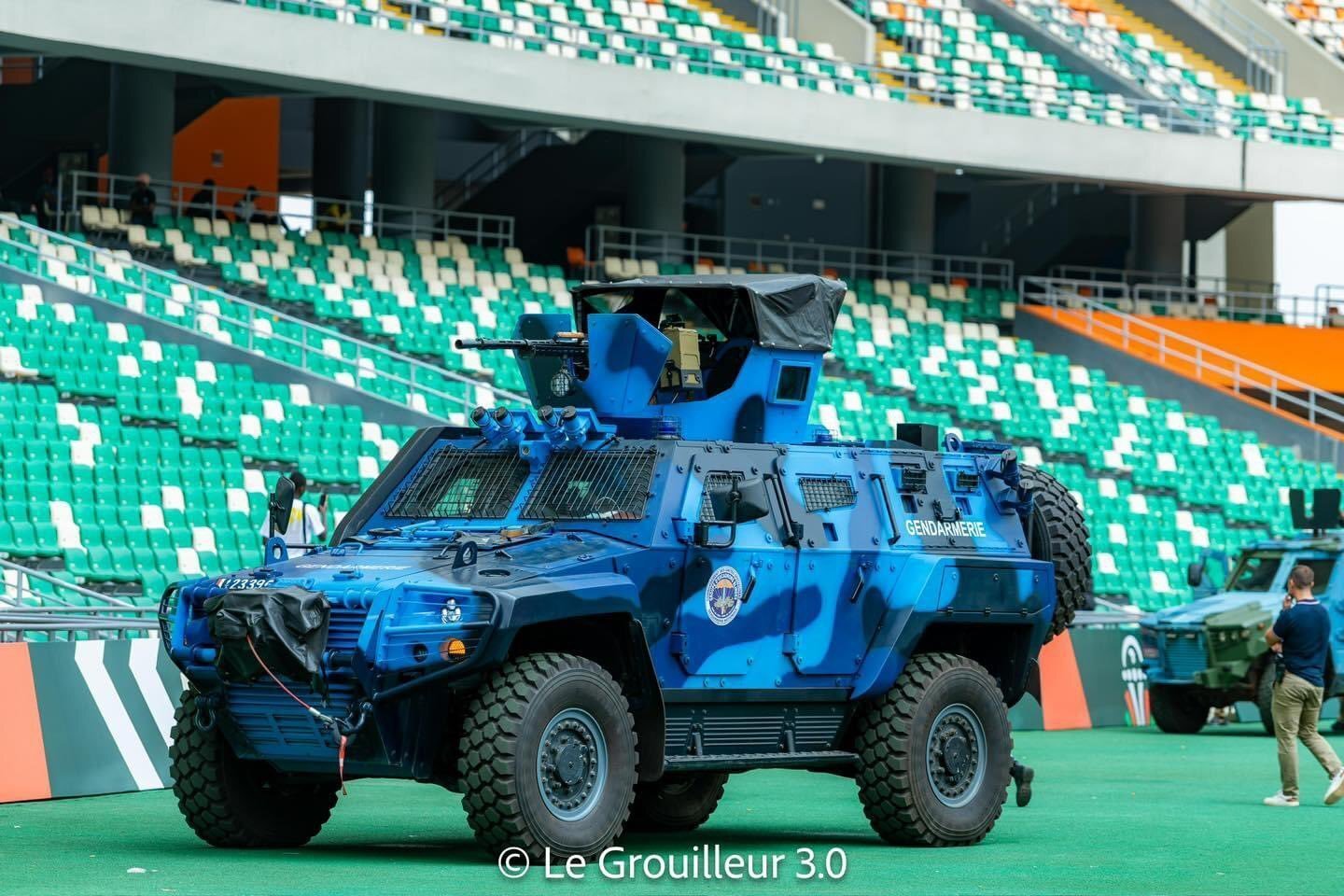 COBRA II zırhlıları Afrika Uluslar Kupası'nda görev yapıyor! | DefenceTurk