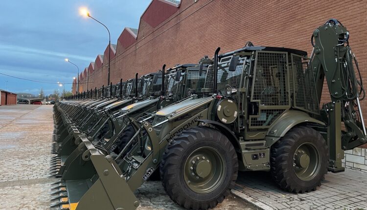 Türkiye’den İspanya’ya zırhlı iş makinası ihracatı