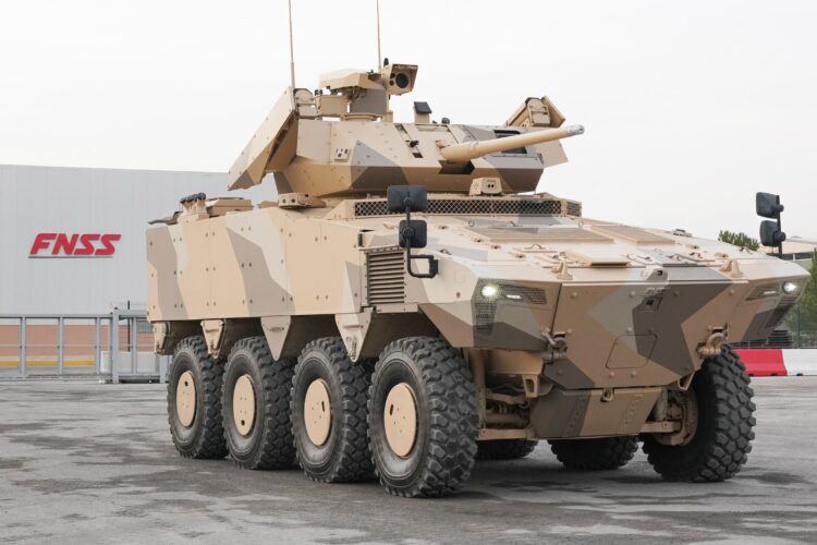 FNSS’in yeni aracı PARS ALPHA 8×8 ZMA görücüye çıkıyor