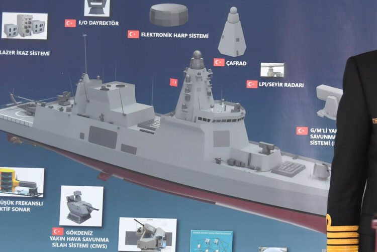 Türkiye’nin en büyük hava savunma harbi muhribi olacak TF-2000’in dizaynında yeni gelişmeler