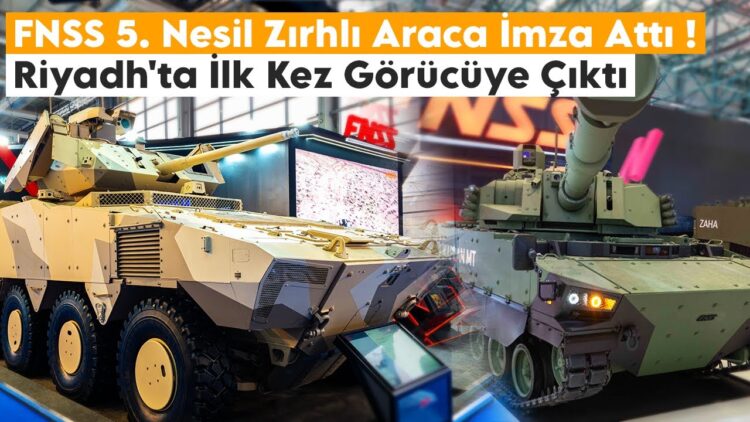 FNSS sınırları zorlayan aracı ilk kez Riyad’da tanıttı!