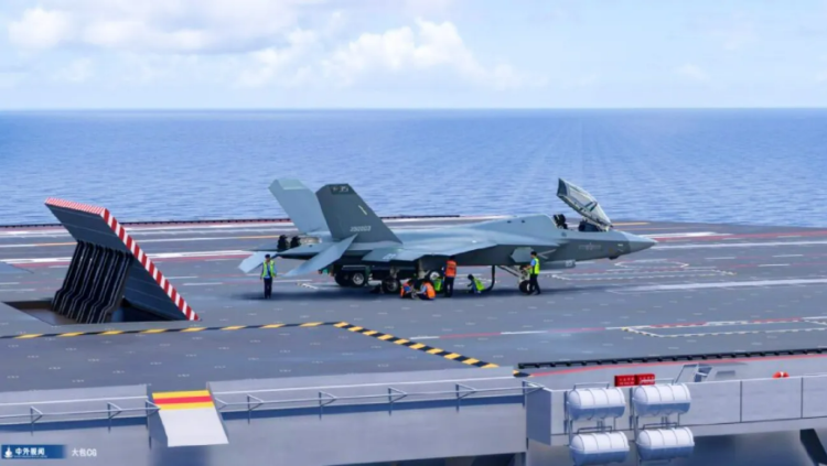 Çin uçak gemisine beşinci nesil J-35 savaş uçağı konuşlandırıldı