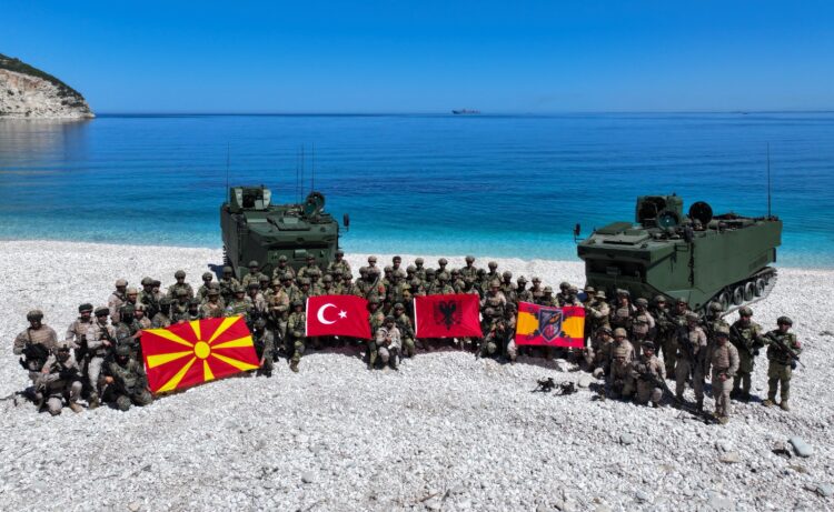 Anadolu Görev Grubu’ndan Arnavutluk’ta çıkarma eğitimi