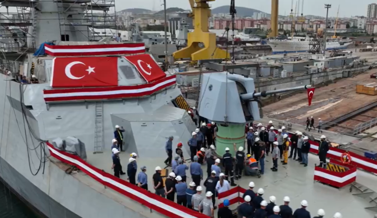 MKE’nin milli deniz topu TCG AKHİSAR’da