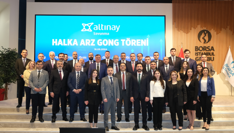Borsa İstanbul’da gong Altınay Savunma Teknolojileri için çaldı