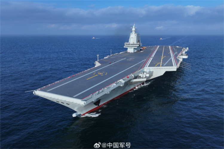 Çin’in Fujian uçak gemisi ilk deniz testlerini tamamladı