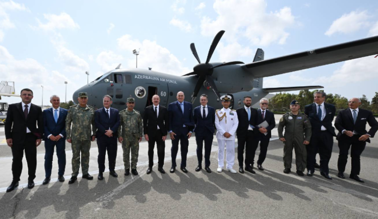 Azerbaycan’a C-27J Spartan askeri nakliye uçağı teslimatı