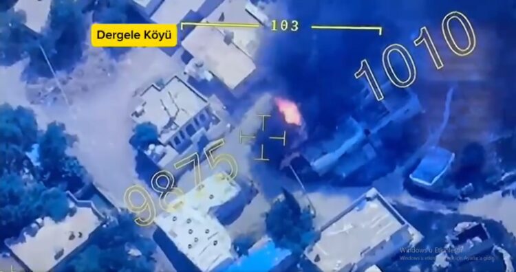 Bölücü terör örgütü PKK, Irak köylerinde mühimmat depolarını patlatıyor