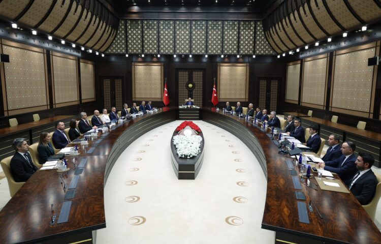 SSİK Cumhurbaşkanı Erdoğan başkanlığında toplandı