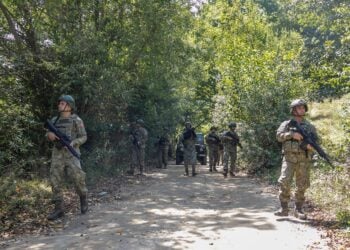 Türk askeri Sırbistan-Kosova sınırında devriye yapıyor