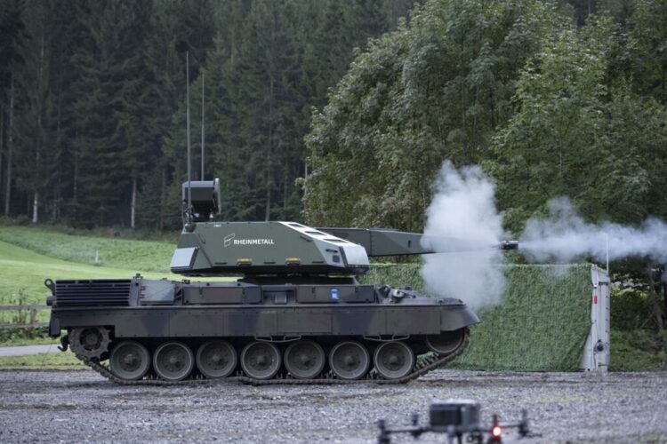 Eski Leopard 1 tanklarına hava savunma görevi