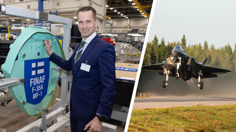 Finlandiya’nın ilk F-35 savaş uçağı üretim hattında