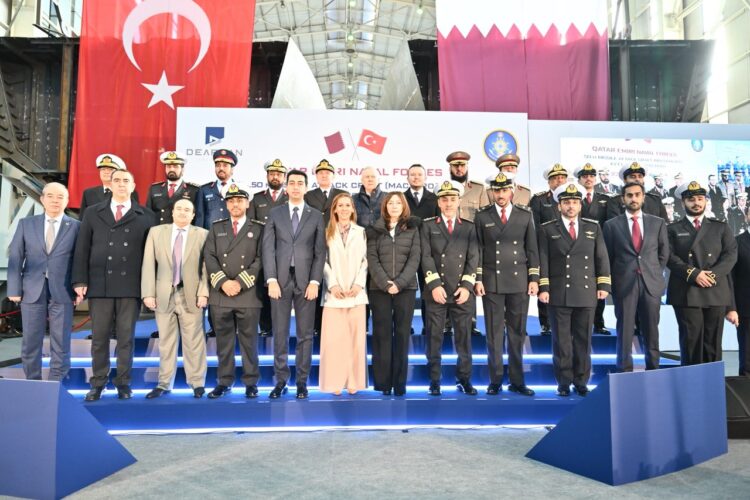 Katar için üretilen hücumbotların omurgaları kızağa konuldu