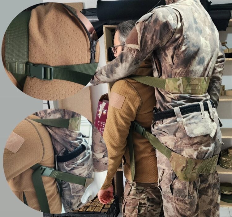 Boran Çeri’den Yaralı Taşıma Harnesi